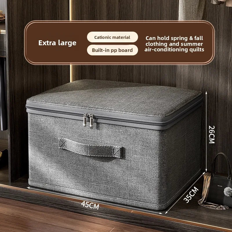 Storage Organiser Box – 1/3PCS Foldable Fabric Clothes Storage Container with Wheels