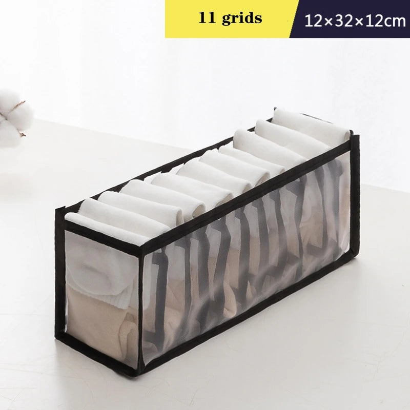 Clothes Drawer Organizer Set – Underwear, Socks, Bras & Jeans Storage Boxes