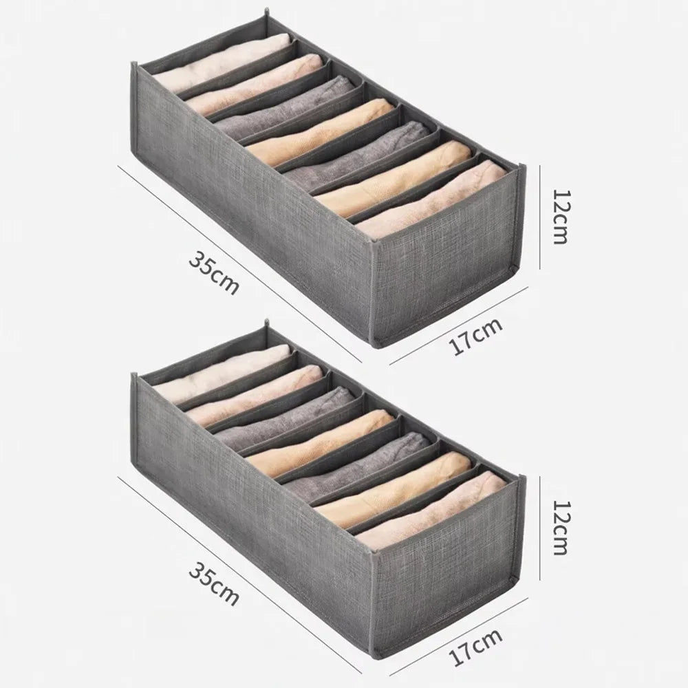 Foldable Storage Organizers – 1/2PCS Underwear, Bra, Socks & Panties Storage Boxes