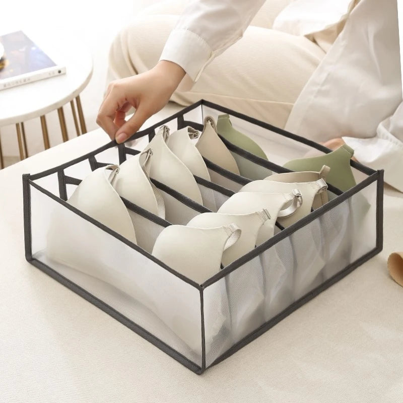 Clothes Drawer Organizer Set – Underwear, Socks, Bras & Jeans Storage Boxes