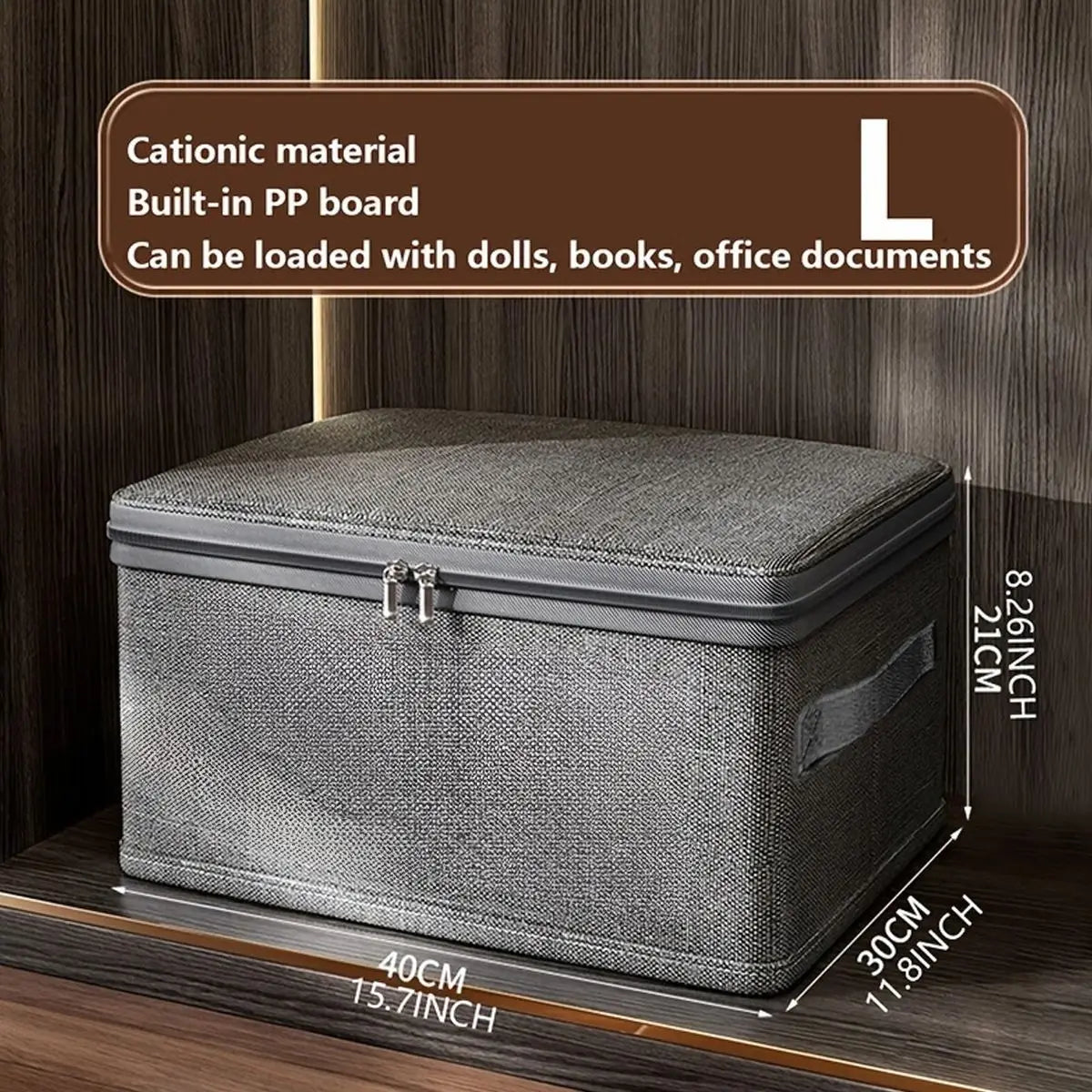 Storage Organiser Box – 1/3PCS Foldable Fabric Clothes Storage Container with Wheels