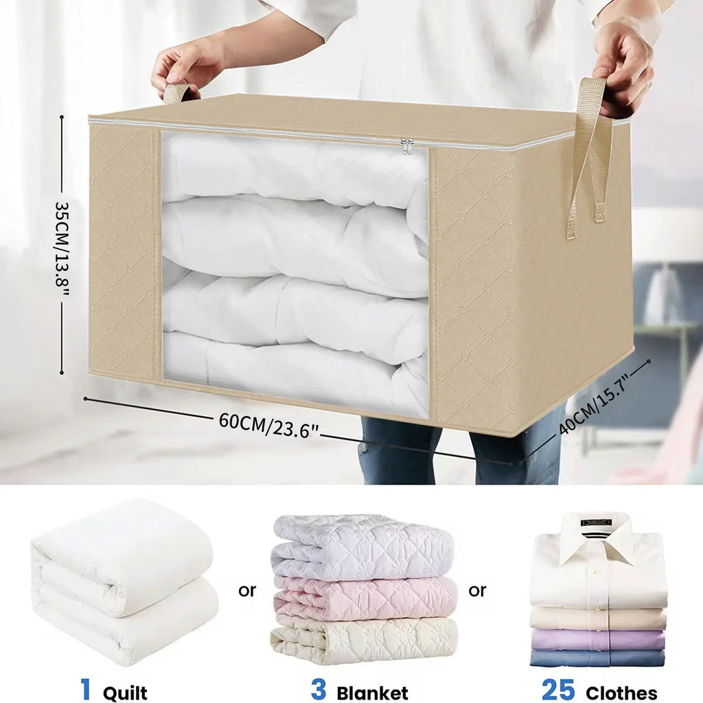 Storage Organiser Bag – Quilt, Bedding & Clothing Storage Bag for Home Organisationox, supplies