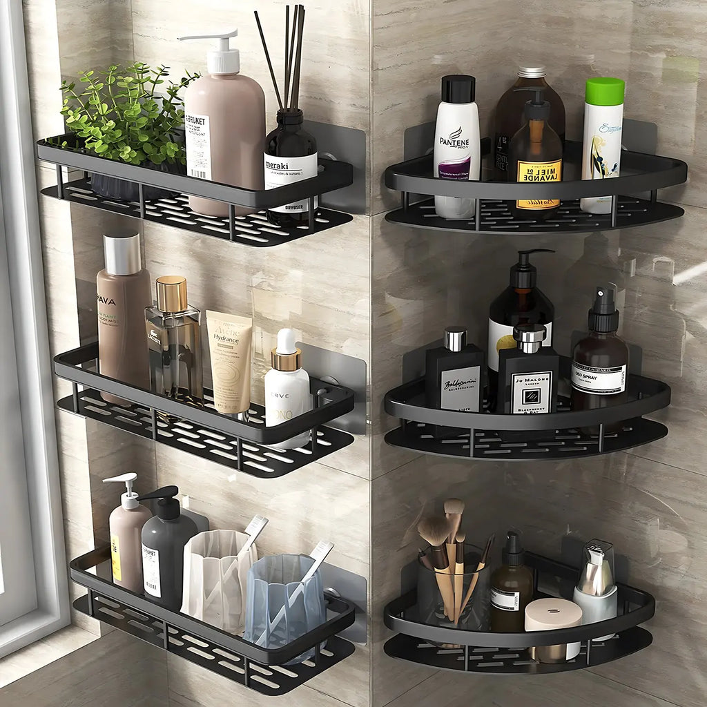 Bathroom Wall Organiser – Shower Storage Rack for Shampoo, Soap & Bathroom Essentials