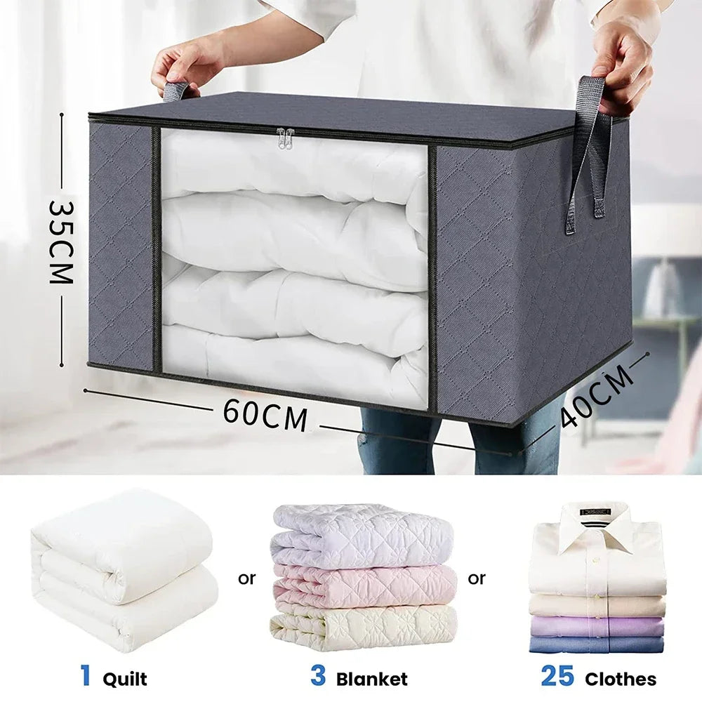 Storage Organiser Bag – Quilt, Bedding & Clothing Storage Bag for Home Organisationox, supplies