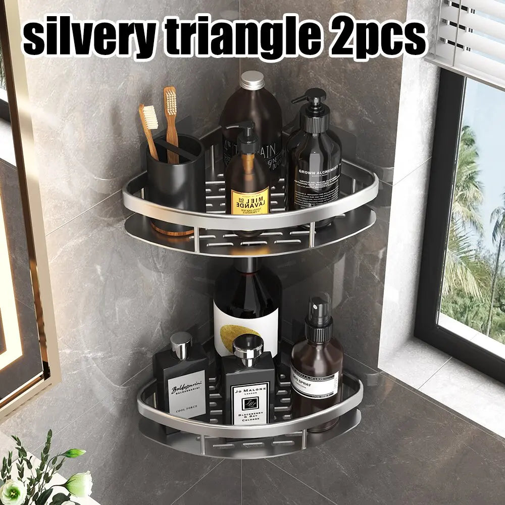 Bathroom Wall Organiser – Shower Storage Rack for Shampoo, Soap & Bathroom Essentials