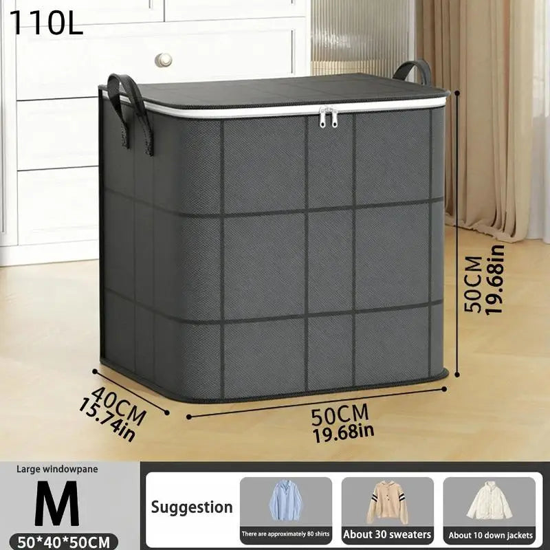 Home Storage Organiser – Large Foldable Bag for Clothes, Bedding & Blankets