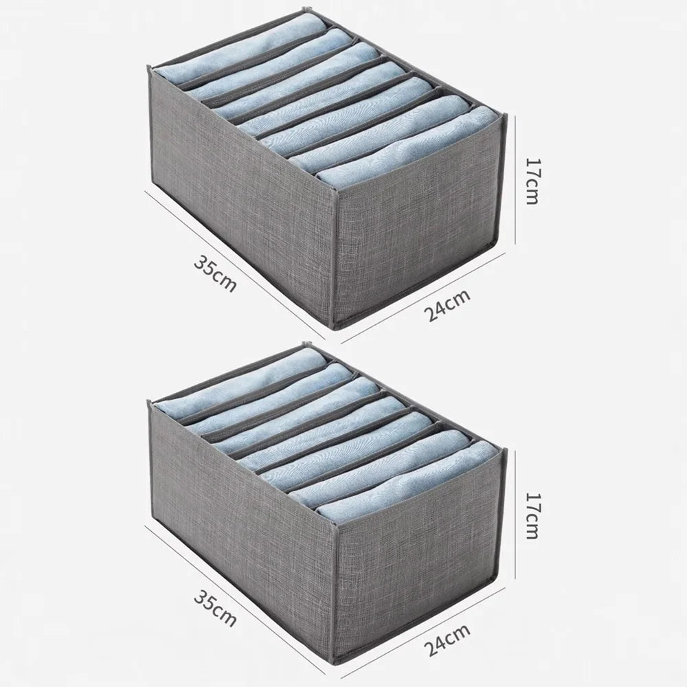 Foldable Storage Organizers – 1/2PCS Underwear, Bra, Socks & Panties Storage Boxes