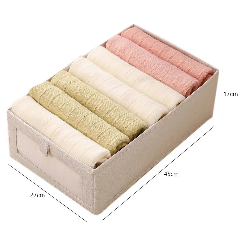 Storage Organiser – Clothes Storage Box for T-Shirts, Jeans, Pants & Underwear