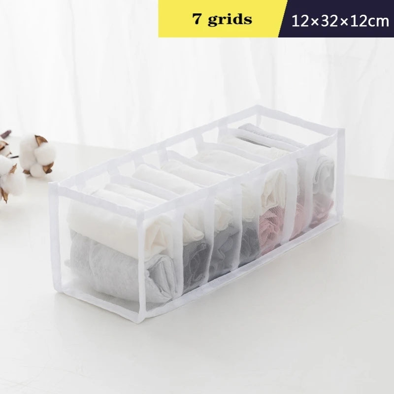 Clothes Drawer Organizer Set – Underwear, Socks, Bras & Jeans Storage Boxes