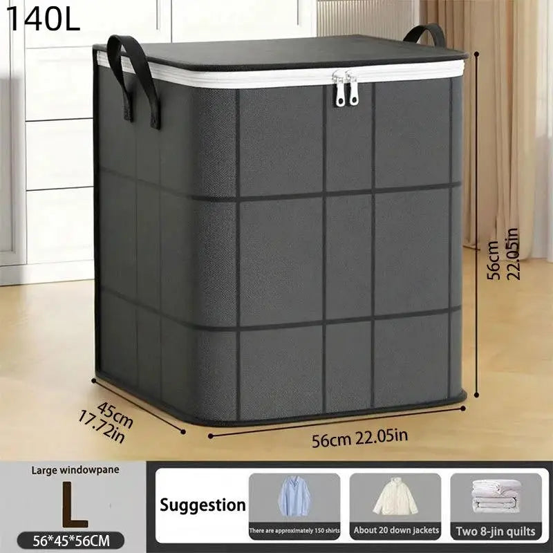 Home Storage Organiser – Large Foldable Bag for Clothes, Bedding & Blankets