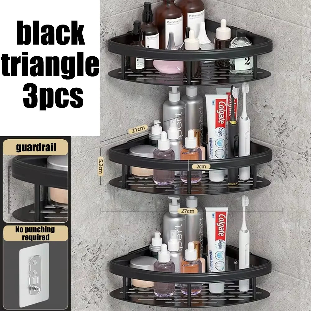 Bathroom Wall Organiser – Shower Storage Rack for Shampoo, Soap & Bathroom Essentials