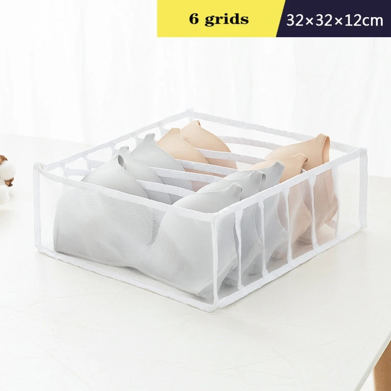 Clothes Drawer Organizer Set – Underwear, Socks, Bras & Jeans Storage Boxes