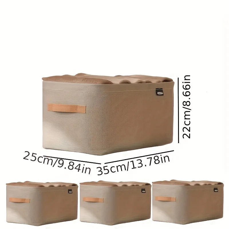Clothes Storage Organiser – Foldable Wardrobe Storage Box for Jeans, Trousers, Sweaters & Clothing