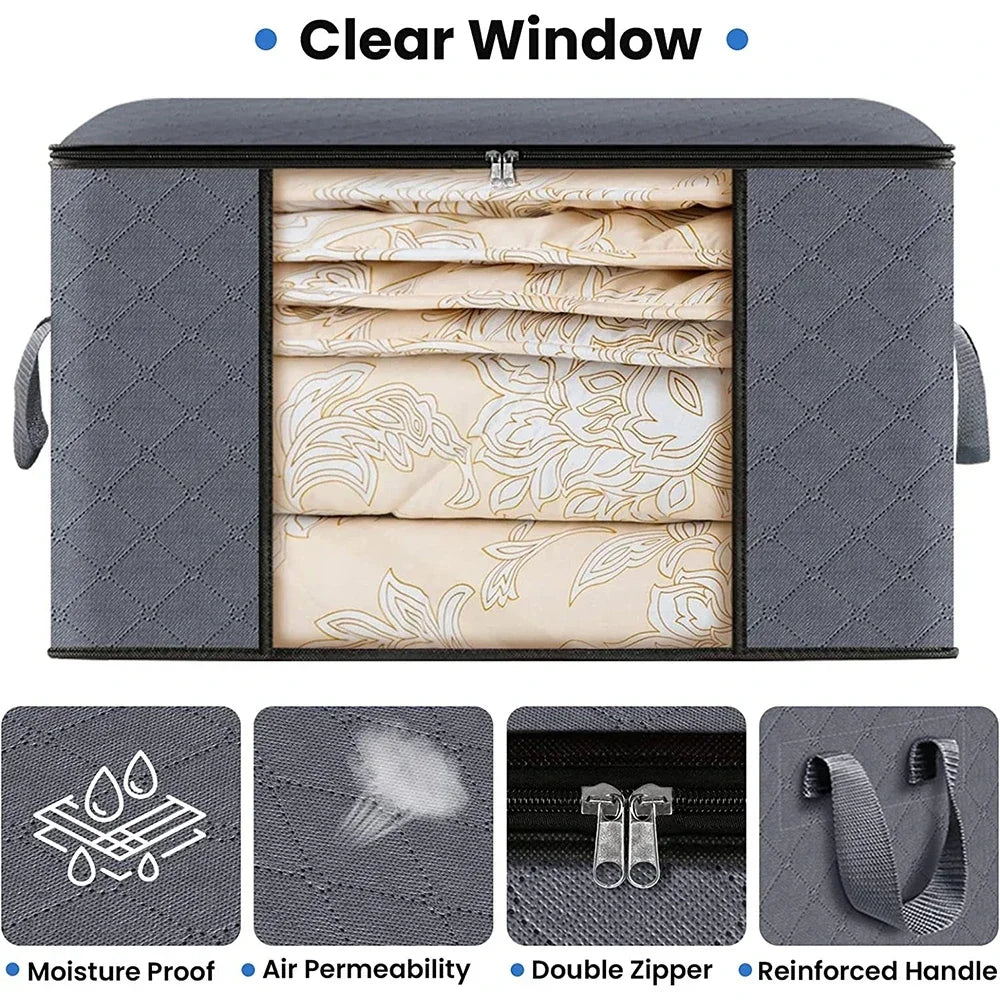 Storage Organiser Bag – Quilt, Bedding & Clothing Storage Bag for Home Organisationox, supplies