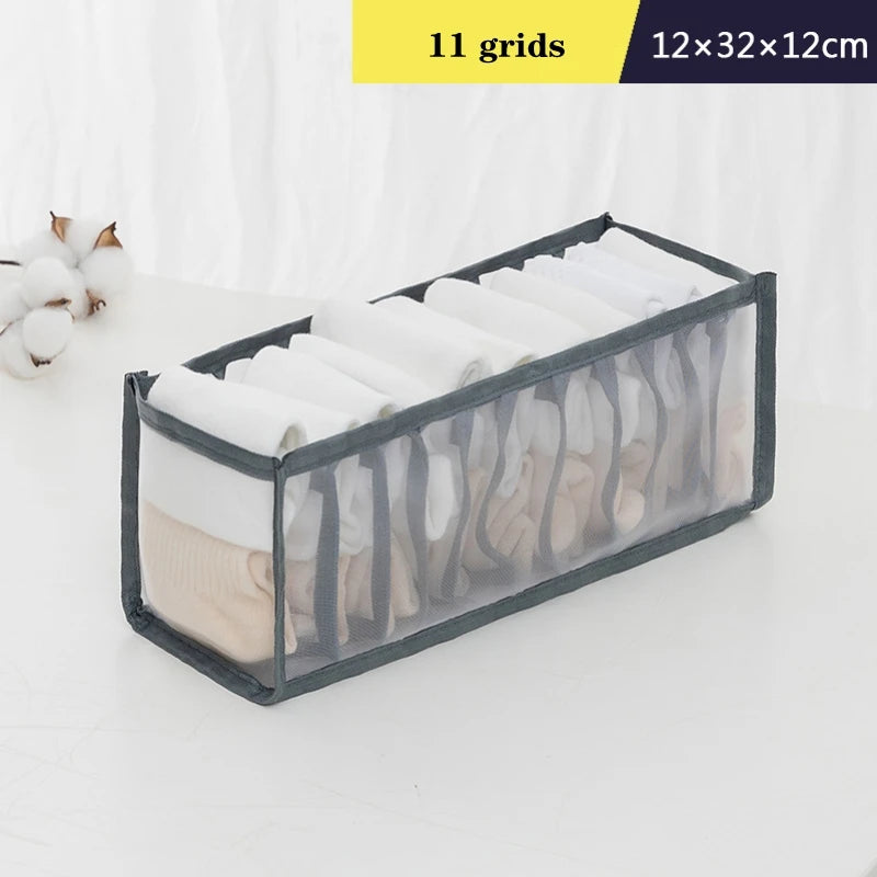 Clothes Drawer Organizer Set – Underwear, Socks, Bras & Jeans Storage Boxes