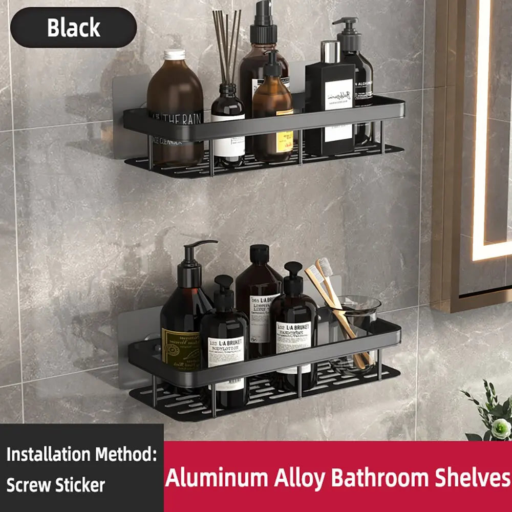 Bathroom Wall Organiser – Shower Storage Rack for Shampoo, Soap & Bathroom Essentials