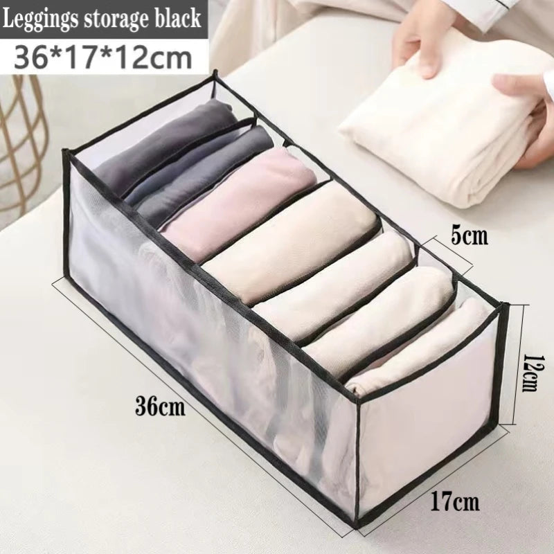 Clothes Drawer Organizer Set – Underwear, Socks, Bras & Jeans Storage Boxes