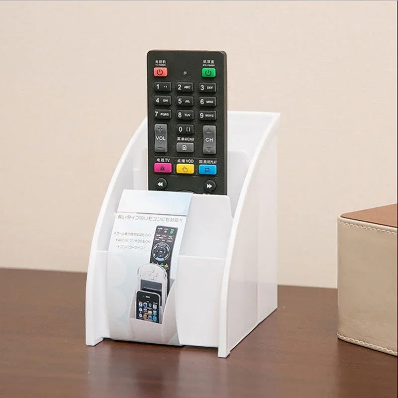 Lounge Storage Remote Control Organiser – Desktop Holder & Mobile Phone Stand