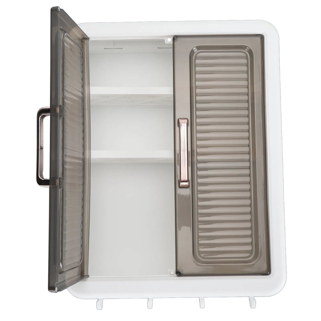 Bathroom Storage Cabinet – Wall Mounted Double Door Makeup & Cosmetic Organiser
