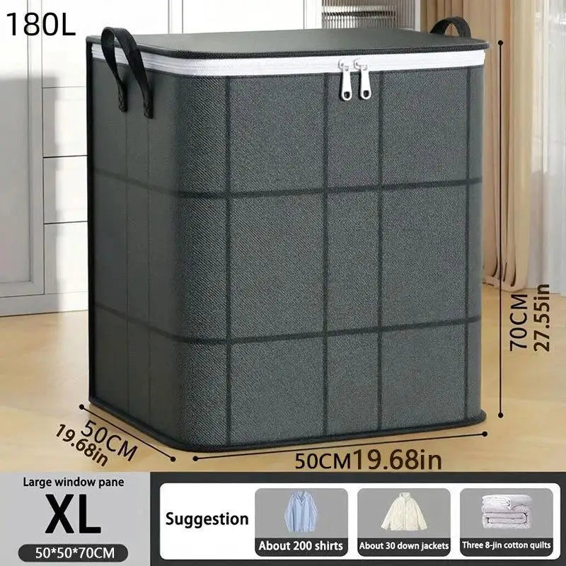Home Storage Organiser – Large Foldable Bag for Clothes, Bedding & Blankets