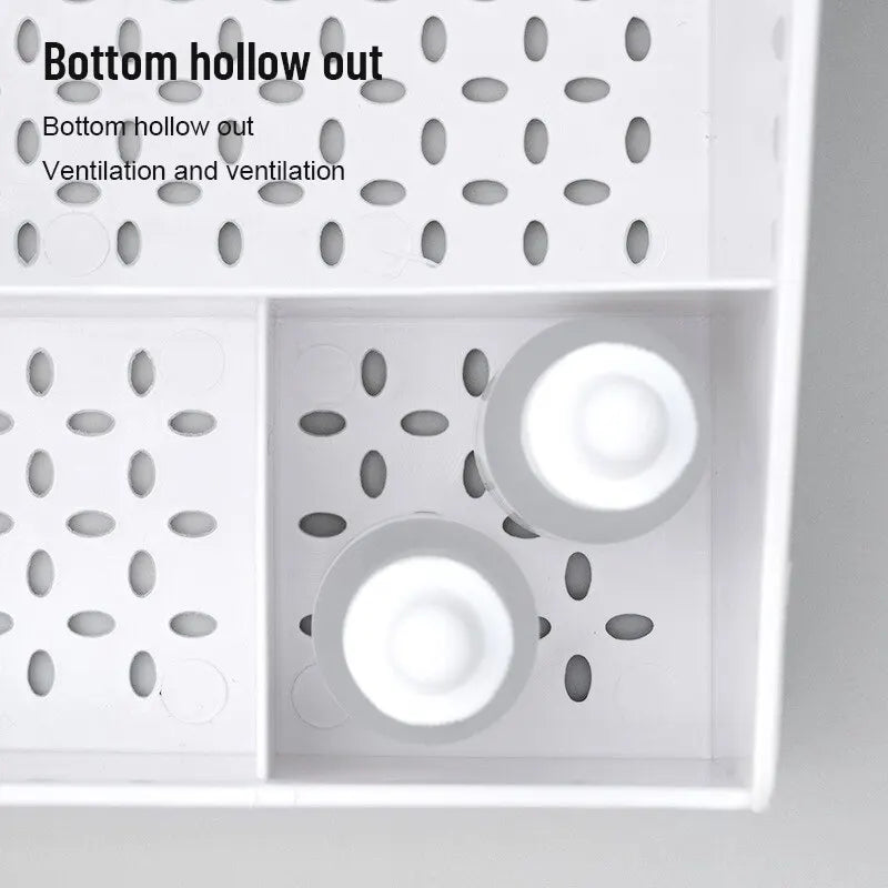 Bathroom Organiser – 1PC White Drawer Storage Box for Cosmetics, Skincare & Toiletries