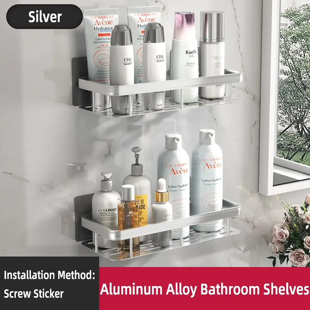 Bathroom Wall Organiser – Shower Storage Rack for Shampoo, Soap & Bathroom Essentials