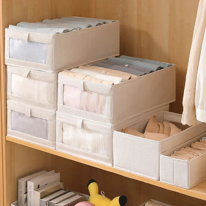 Storage Organiser – Clothes Storage Box for T-Shirts, Jeans, Pants & Underwear